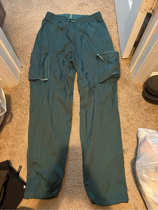 Outdoor Voices Pants - Outdoor Voices Teal Ripstop Elastic Waist Pants